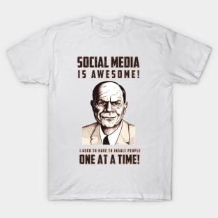 Social Media is Awesome T-Shirt